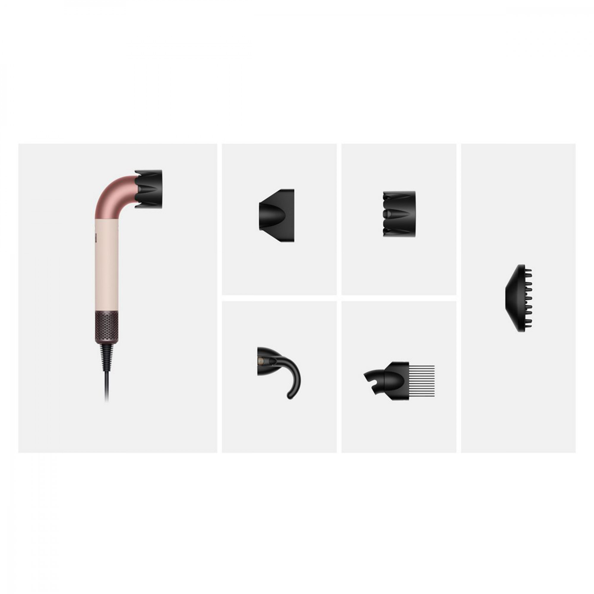 Фен Dyson HD17 Supersonic R Pro Hair Dryer Curly+Coily - Ceramic Pink/Rose Gold (EU)